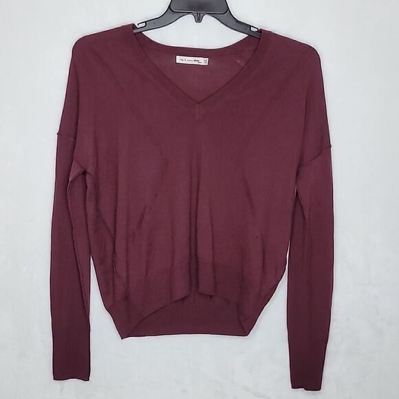 rag & bone Merino Wool Lightweight Sweater Size XS - Picture 1 of 8